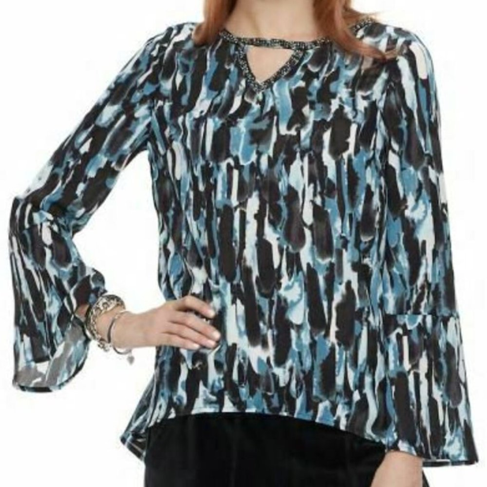JUICY COUTURE Bell-Sleeve Blouse - LIKE NEW!